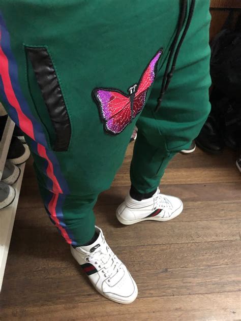 gucci joggers|Gucci joggers snake.